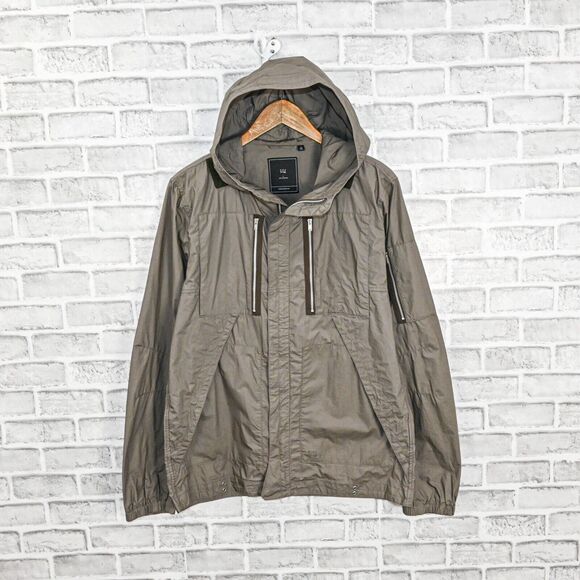 Jun Takahashi Uniqlo x Undercover Lightweight Hooded Jacket grey size Medium - Picture 1 of 9